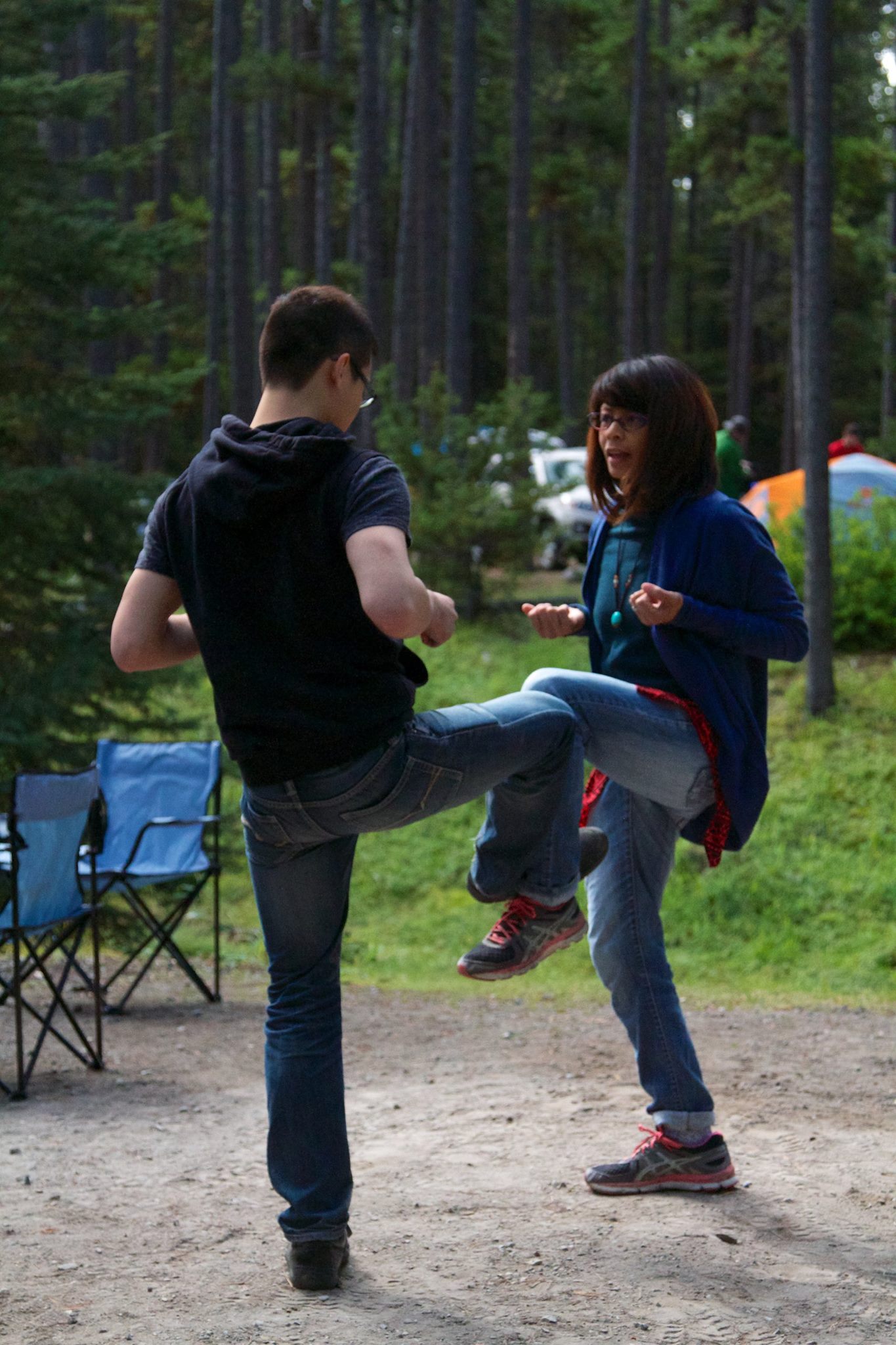 Kung Fu in Banff National Park